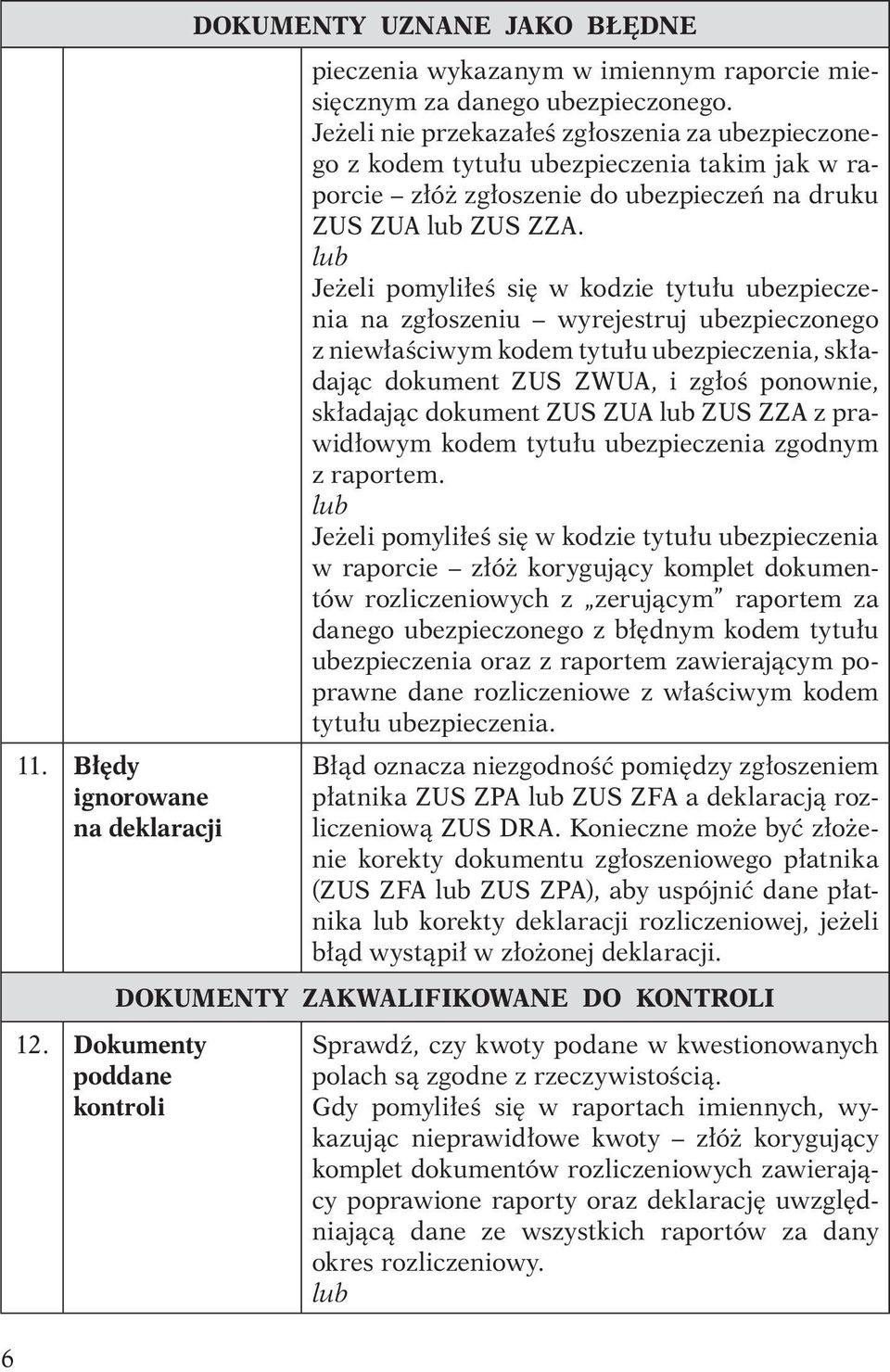 Jeżeli pomyliłeś się w kodzie tytułu ubezpieczenia na zgłoszeniu wyrejestruj ubezpieczonego z niewłaściwym kodem tytułu ubezpieczenia, składając dokument ZUS ZWUA, i zgłoś ponownie, składając