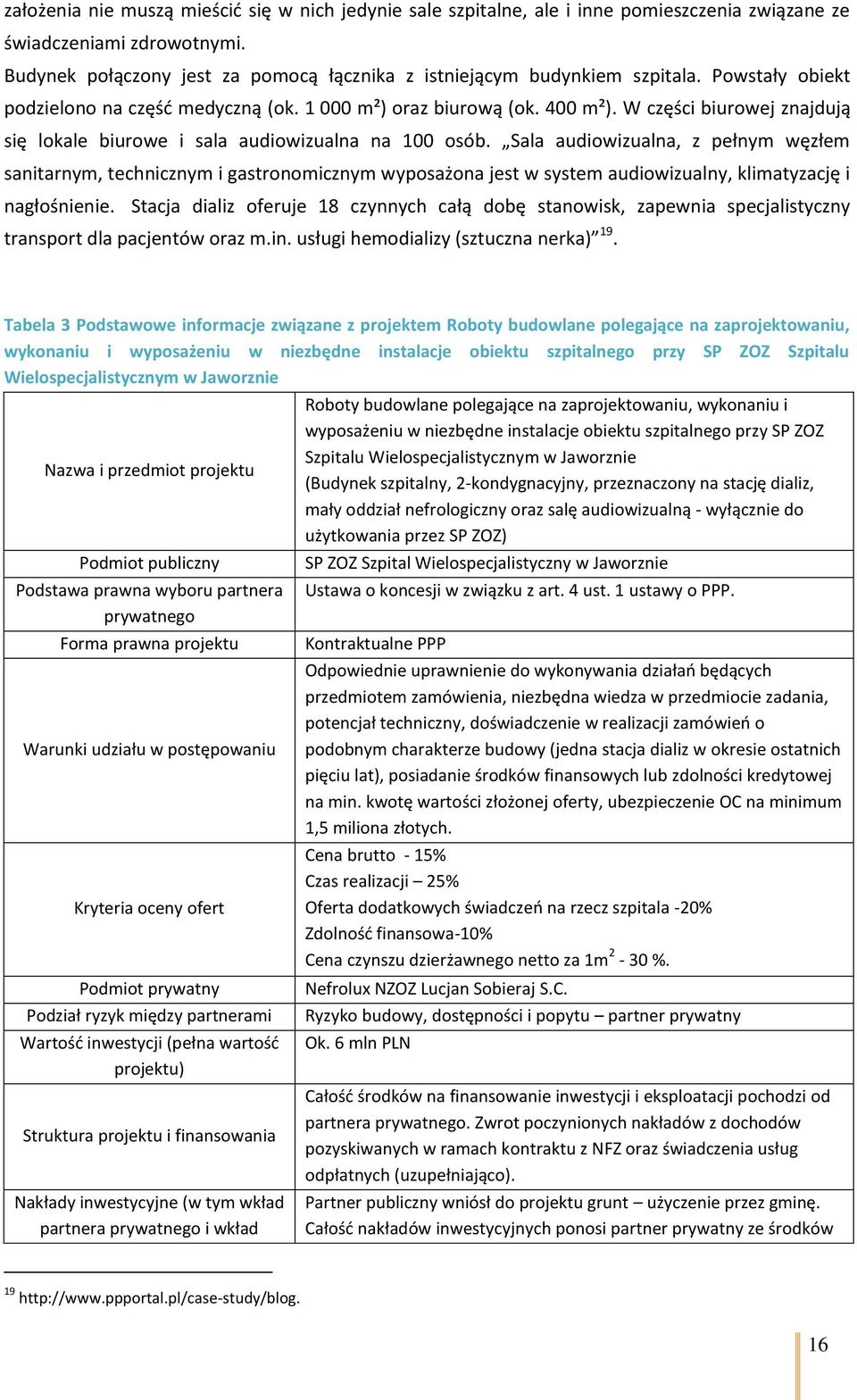 W części biurowej znajdują się lokale biurowe i sala audiowizualna na 100 osób.
