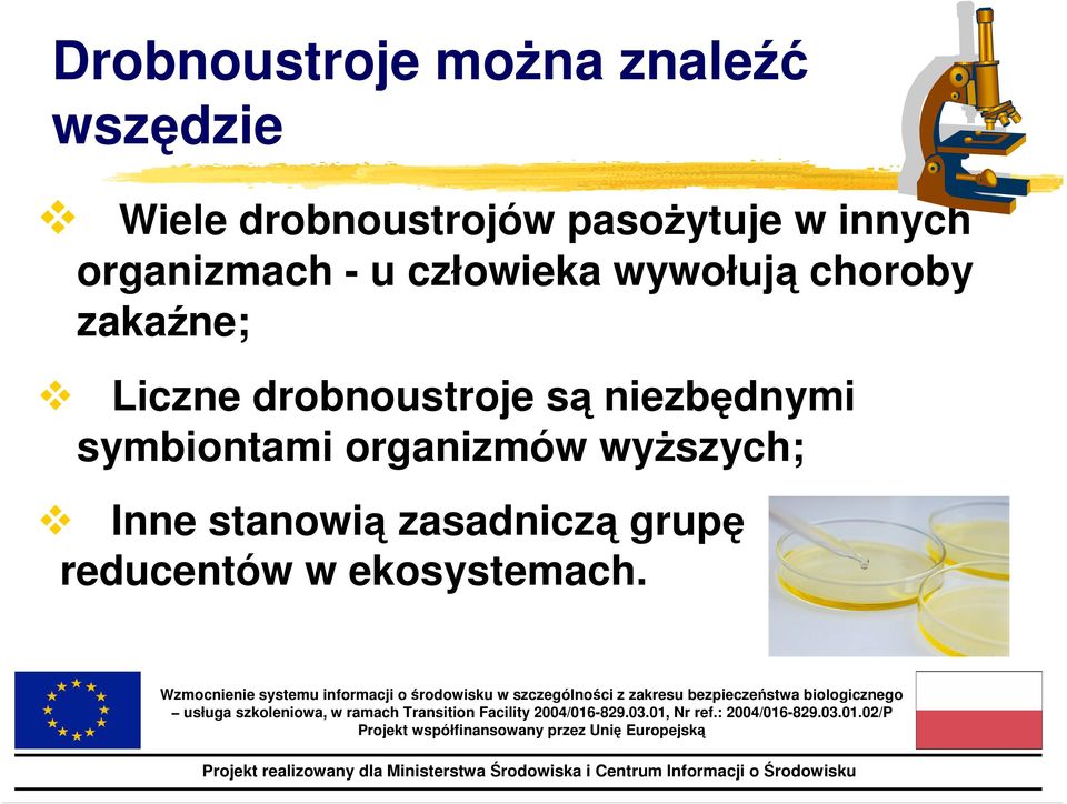 zakaźne; Liczne drobnoustroje są niezbędnymi symbiontami