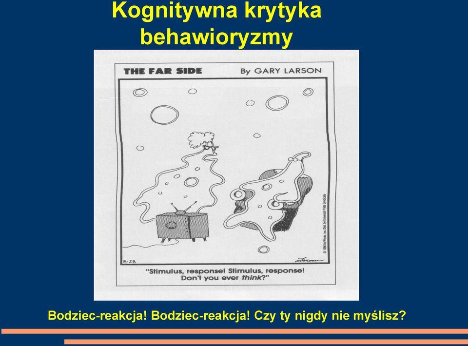 Bodziec-reakcja!
