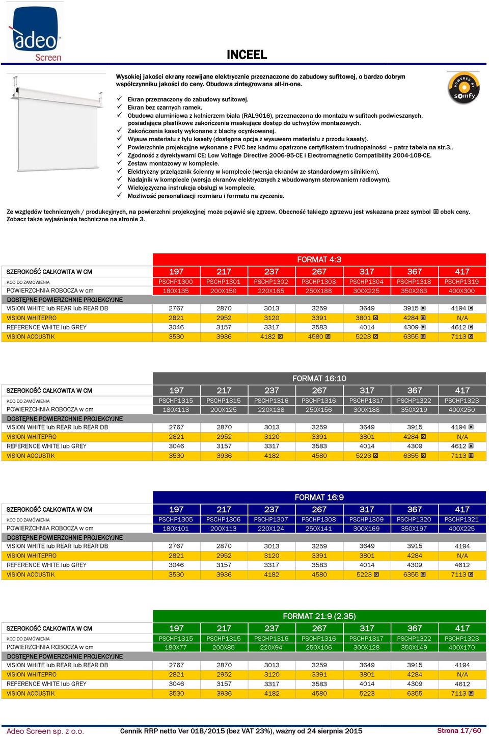 Obudowa aluminiowa z kołnierzem biała (RAL9016), przeznaczona do montażu w sufitach podwieszanych, posiadająca plastikowe zakończenia maskujące dostęp do uchwytów montażowych.