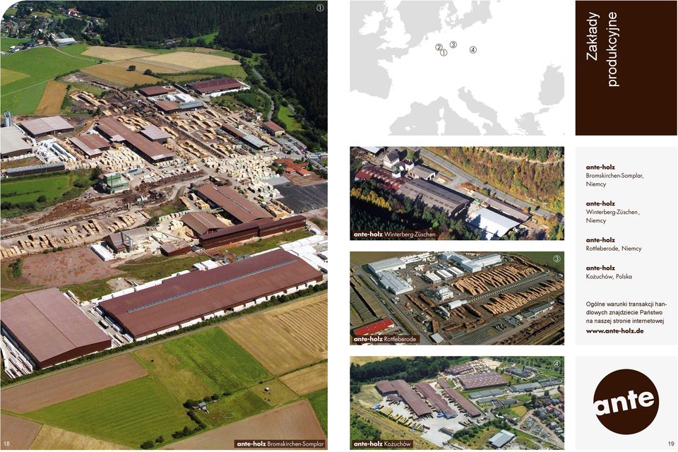 ante-holz Kożuchów, Polska ante-holz Rottleberode Ogólne warunki transakcji handlowych