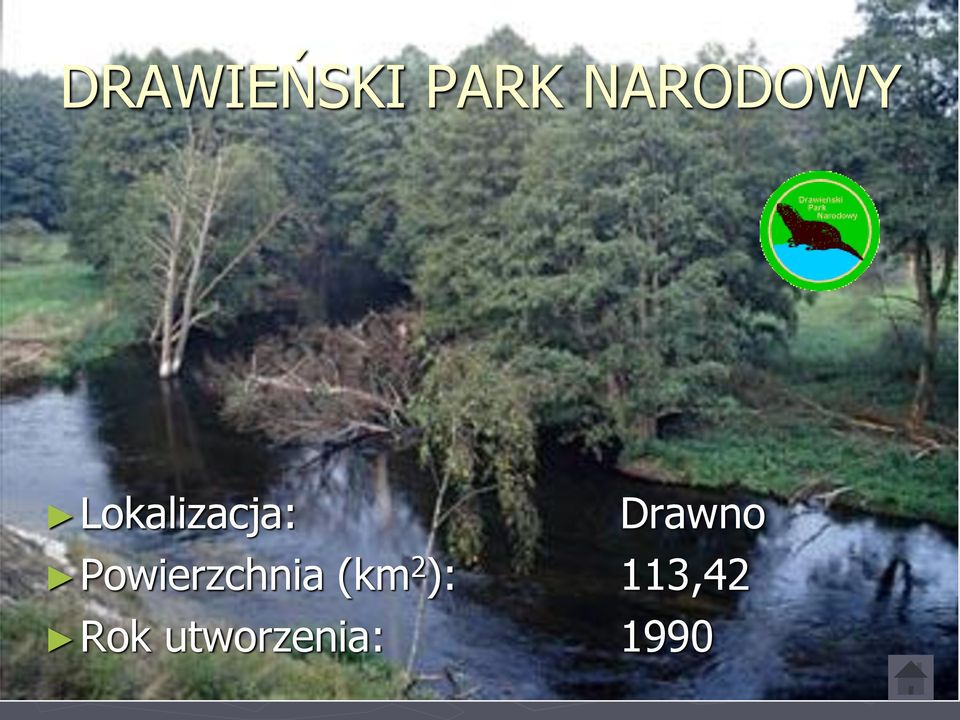 Drawno Powierzchnia (km