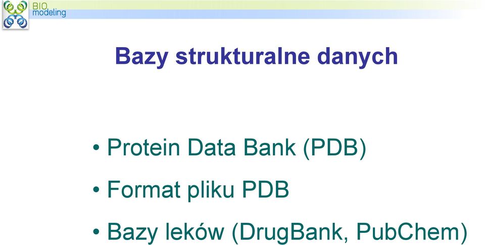 Bank (PDB) Format pliku