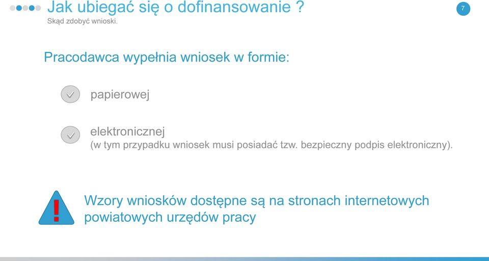tym przypadku wniosek musi posiadać tzw.