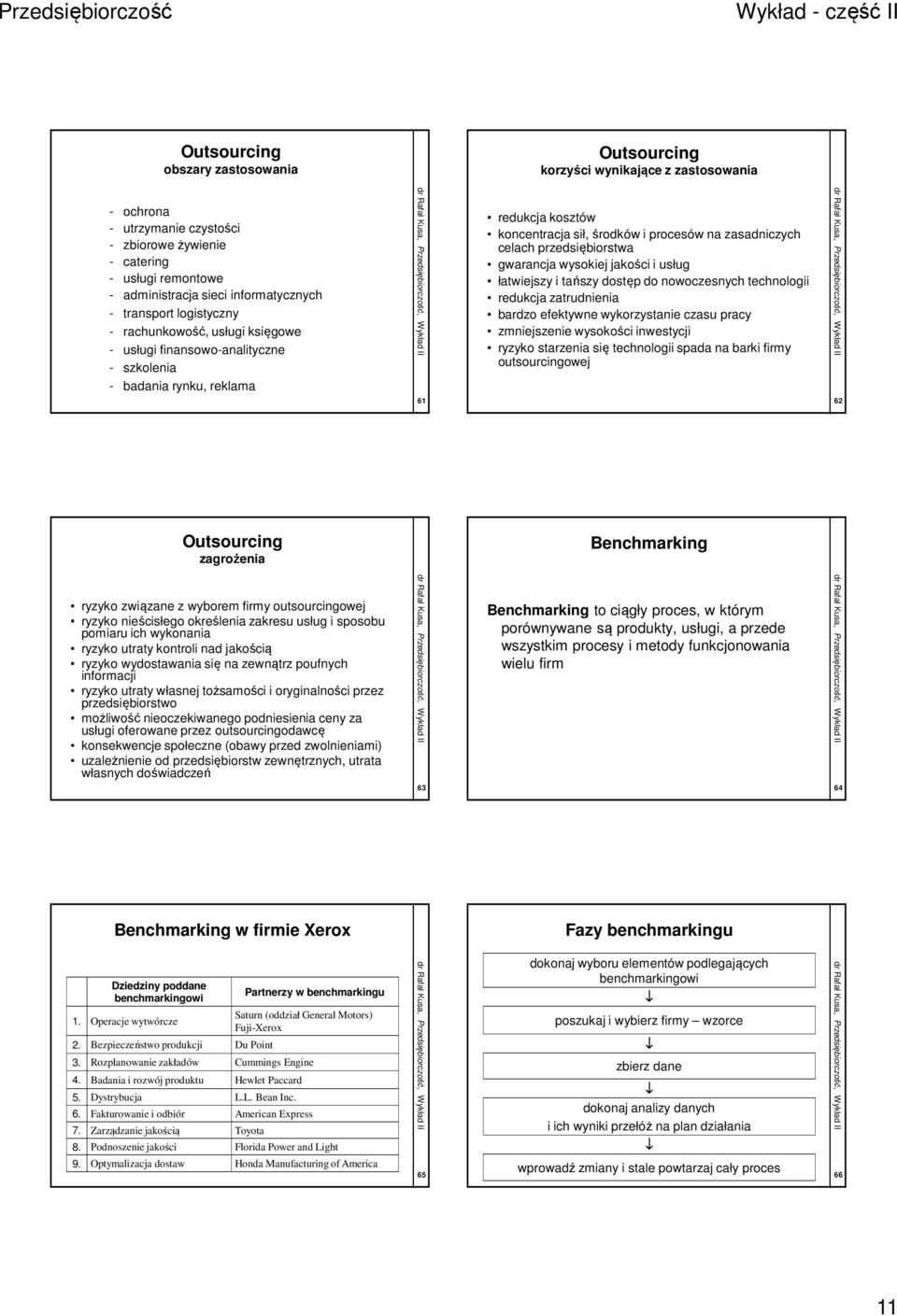 zasadniczych celach przedsiębiorstwa gwarancja wysokiej jakości i usług łatwiejszy i tańszy dostęp do nowoczesnych technologii redukcja zatrudnienia bardzo efektywne wykorzystanie czasu pracy
