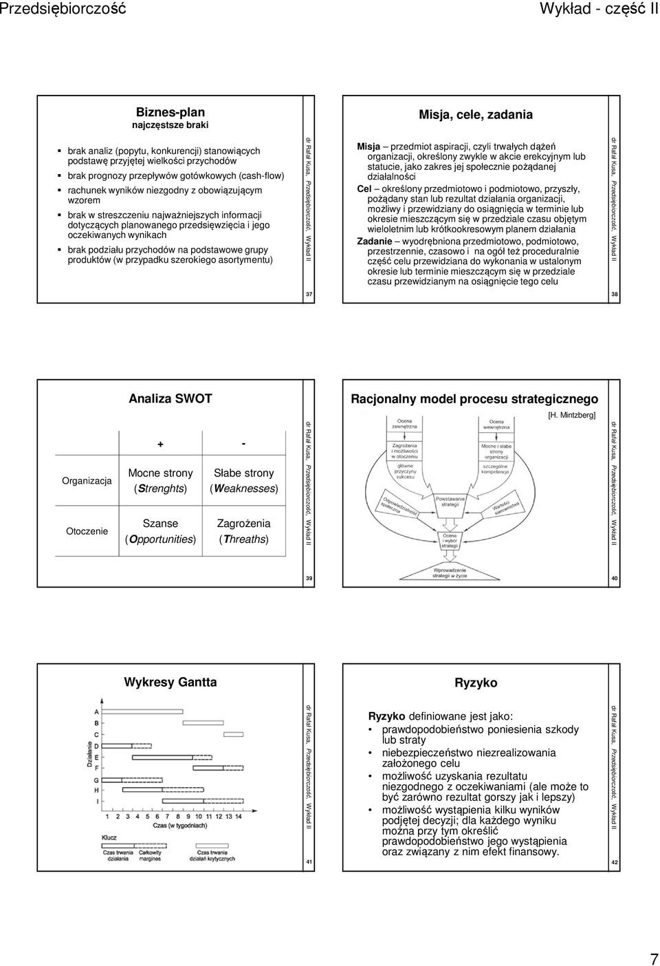 produktów (w przypadku szerokiego asortymentu) Misja przedmiot aspiracji, czyli trwałych dążeń organizacji, określony zwykle w akcie erekcyjnym lub statucie, jako zakres jej społecznie pożądanej