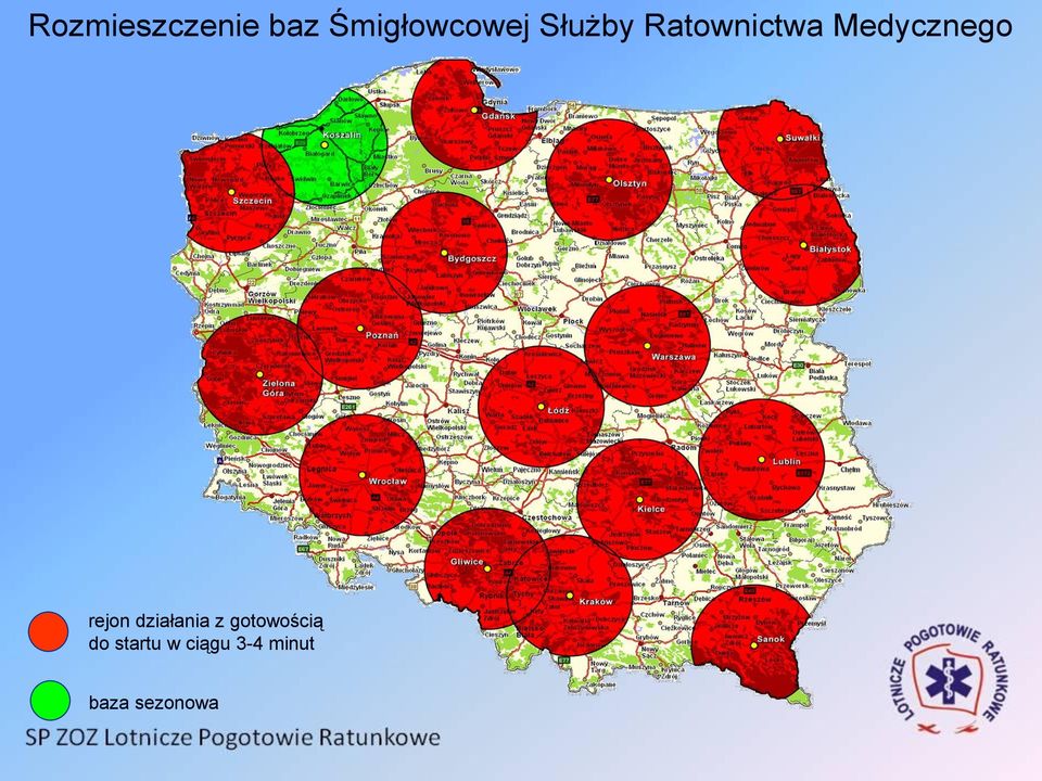 rejon działania z gotowością do