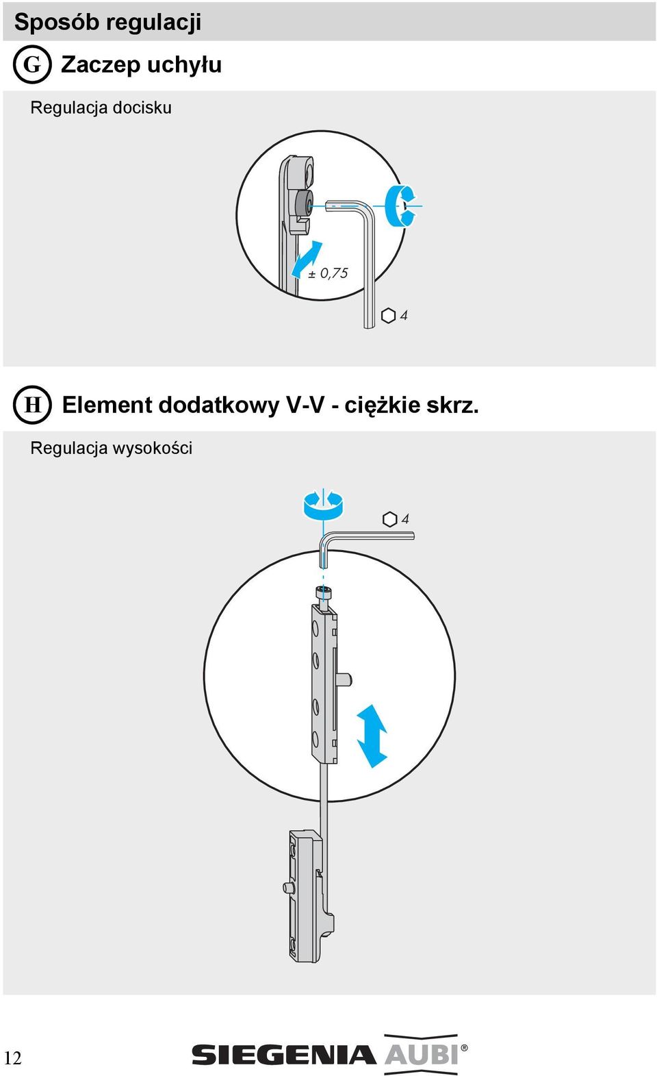 dodatkowy V-V -