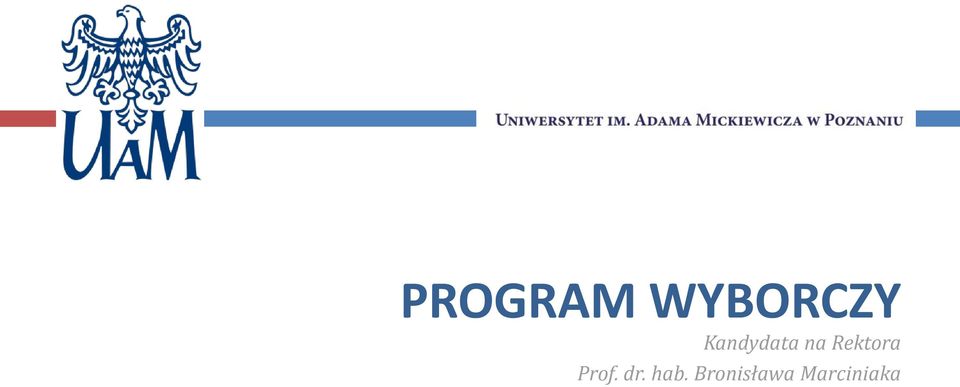 Rektora Prof. dr.