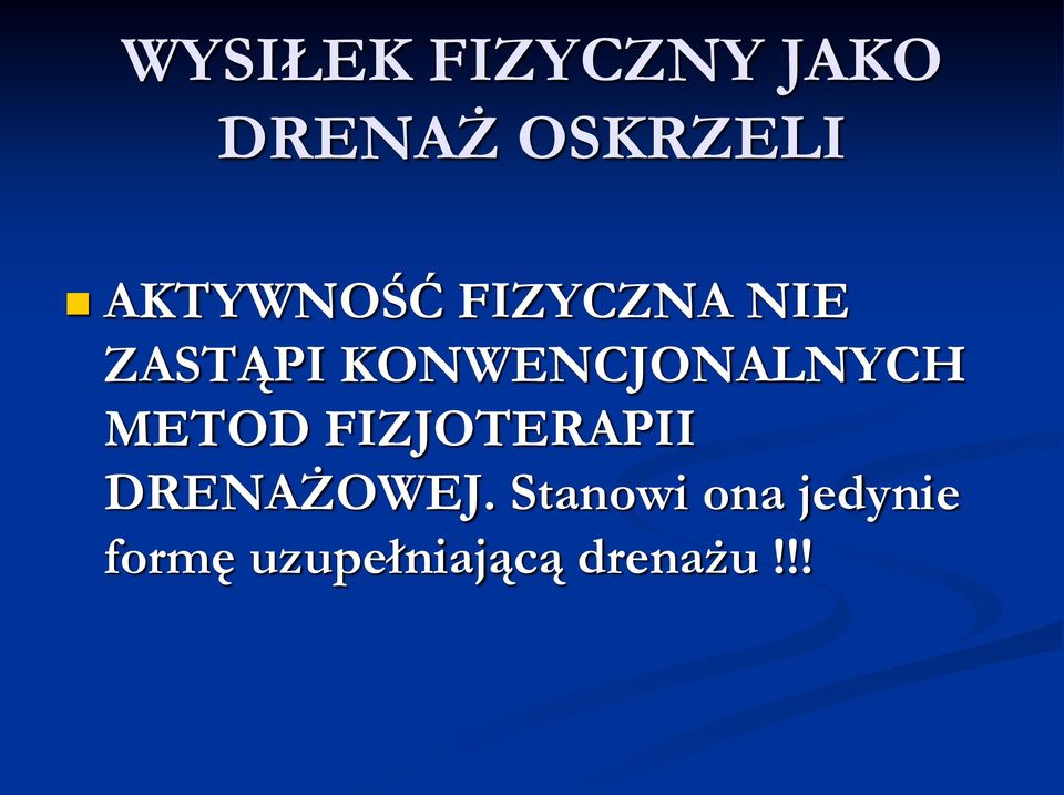 KONWENCJONALNYCH METOD FIZJOTERAPII