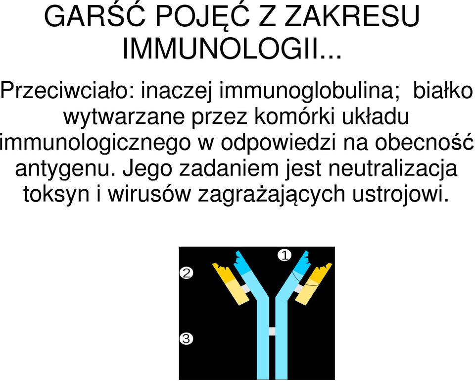 przez komórki układu immunologicznego w odpowiedzi na