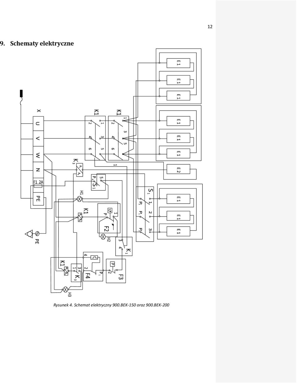 Schemat elektryczny