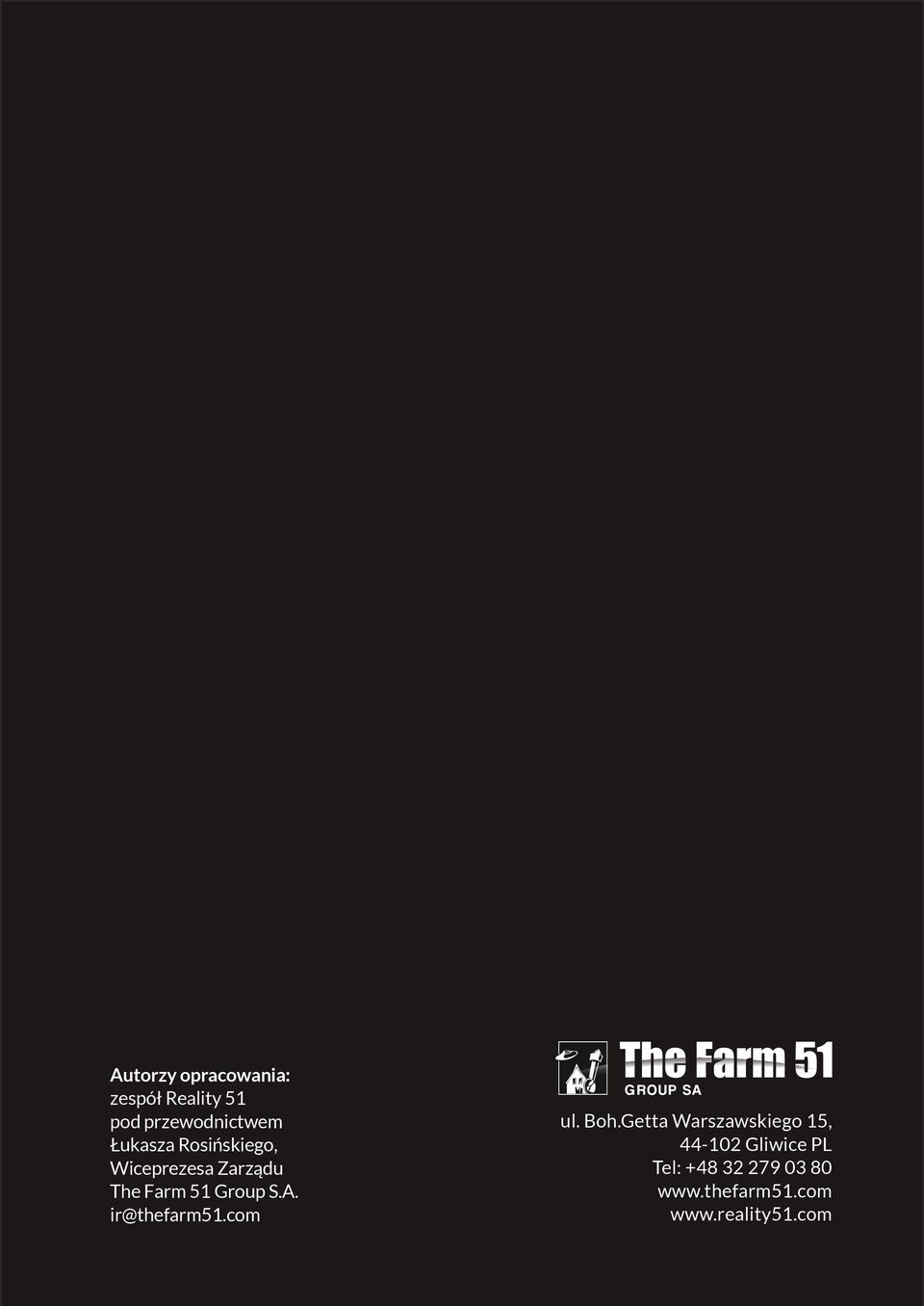 A. ir@thefarm51.com ul. Boh.