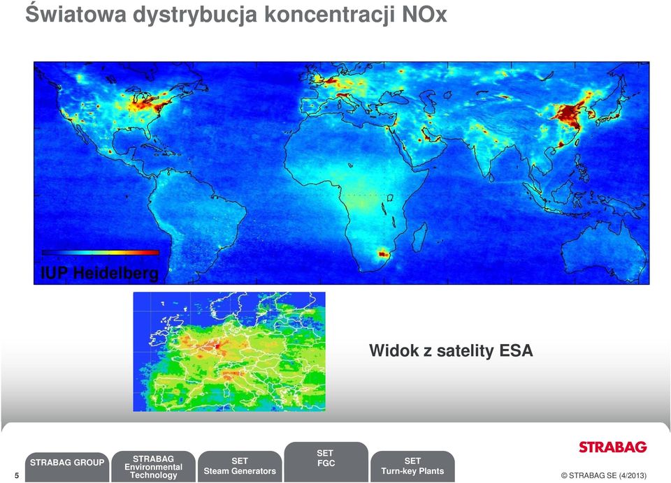 Widok z satelity ESA