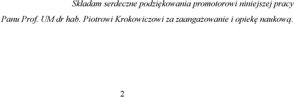 Prof. UM dr hab.