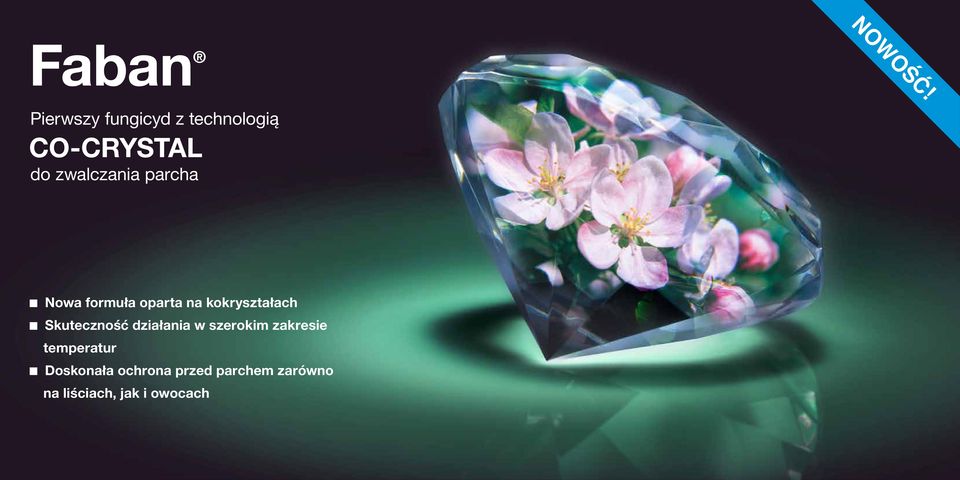 formuła oparta na kokryształach Skuteczność działania w szerokim zakresie