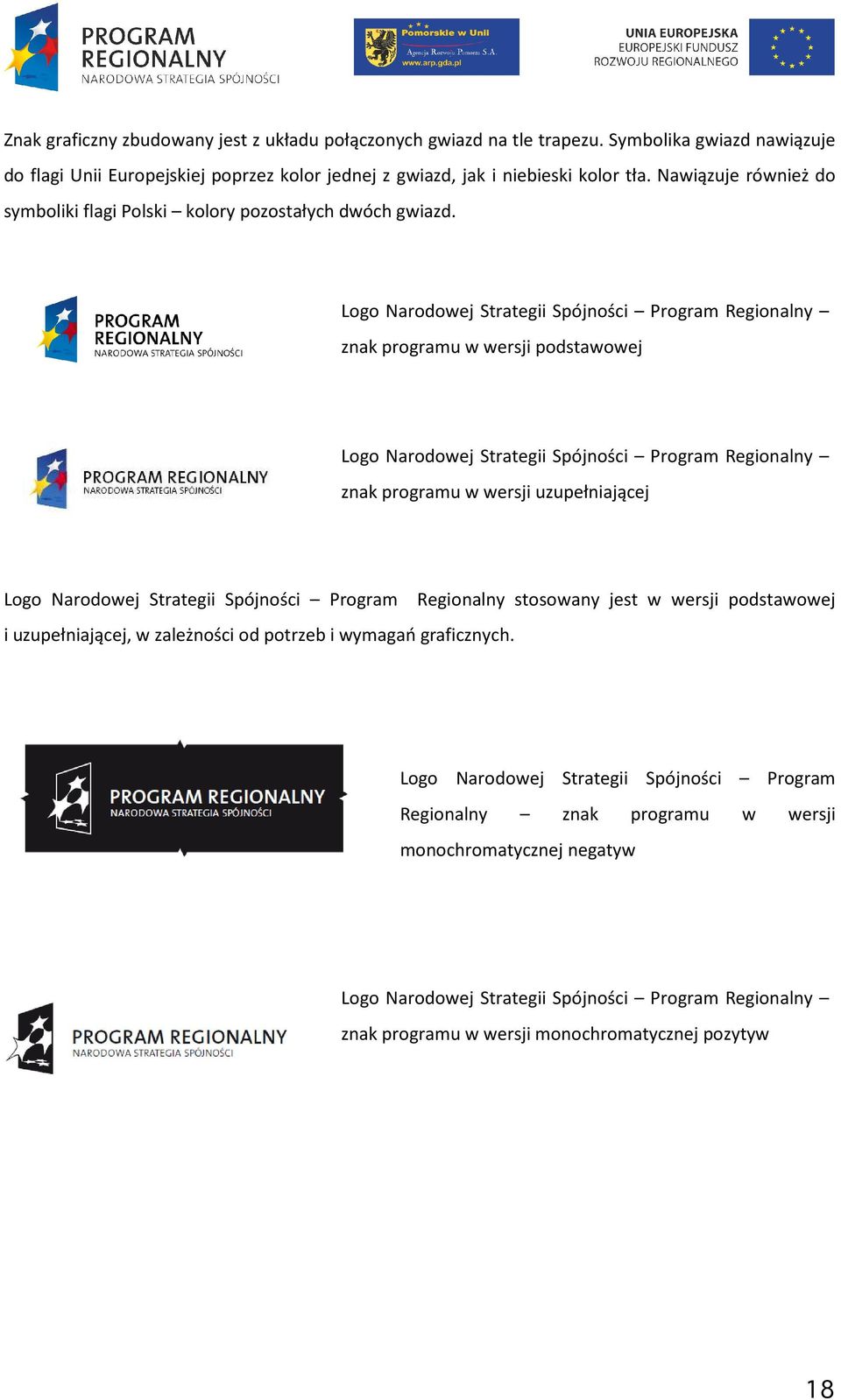 Logo Narodowej Strategii Spójności Program Regionalny znak programu w wersji podstawowej Logo Narodowej Strategii Spójności Program Regionalny znak programu w wersji uzupełniającej Logo Narodowej