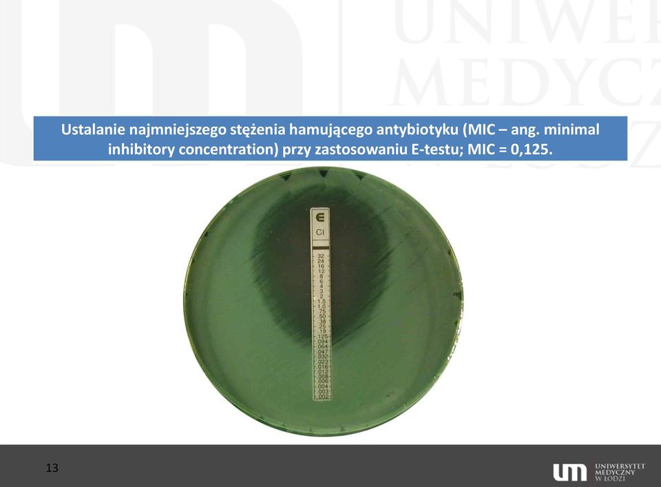 minimal inhibitory concentration)