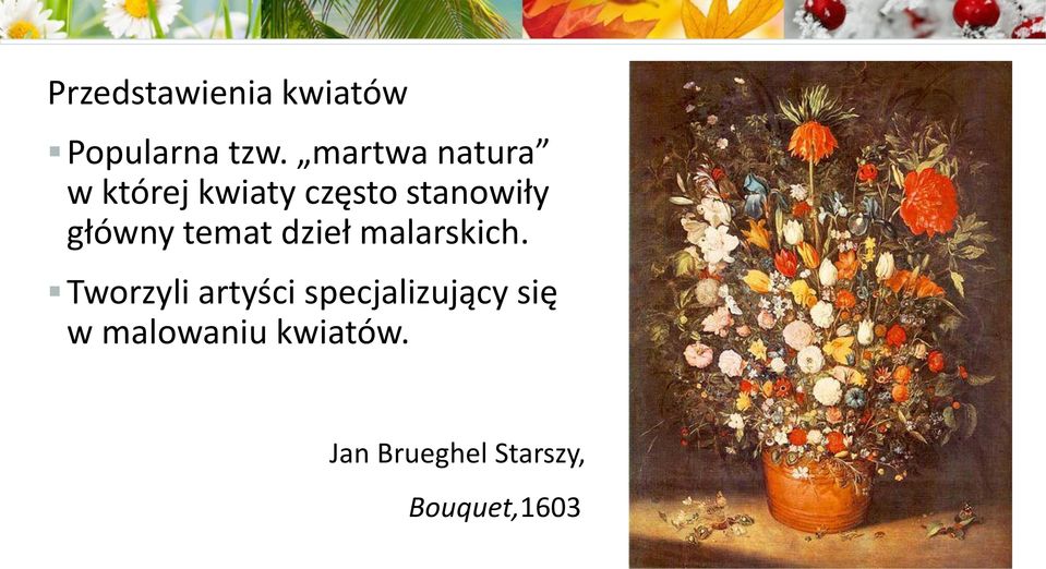 główny temat dzieł malarskich.