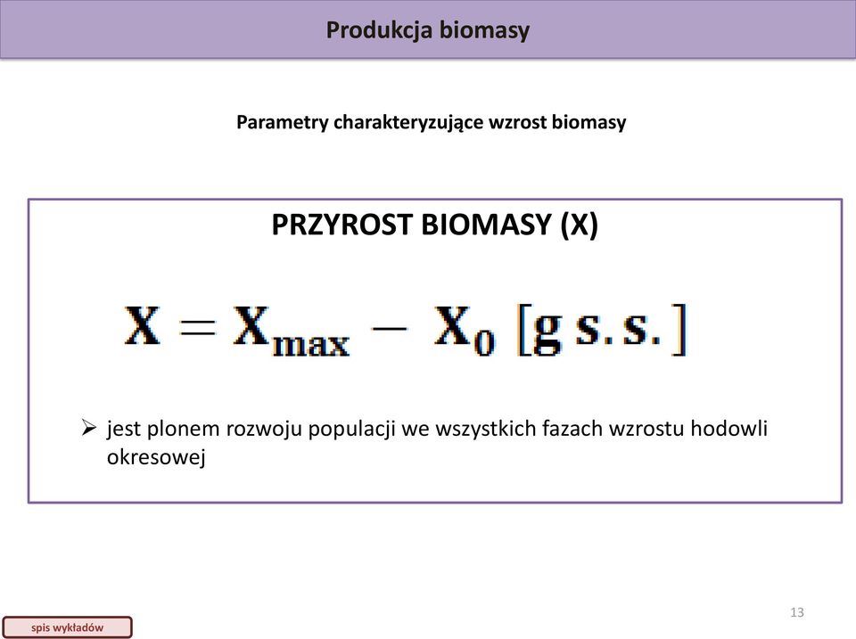 plonem rozwoju populacji we