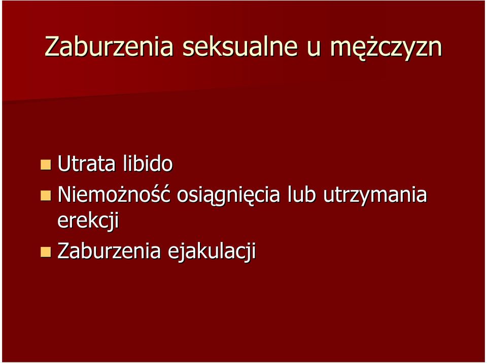 NiemoŜność osiągnięcia lub