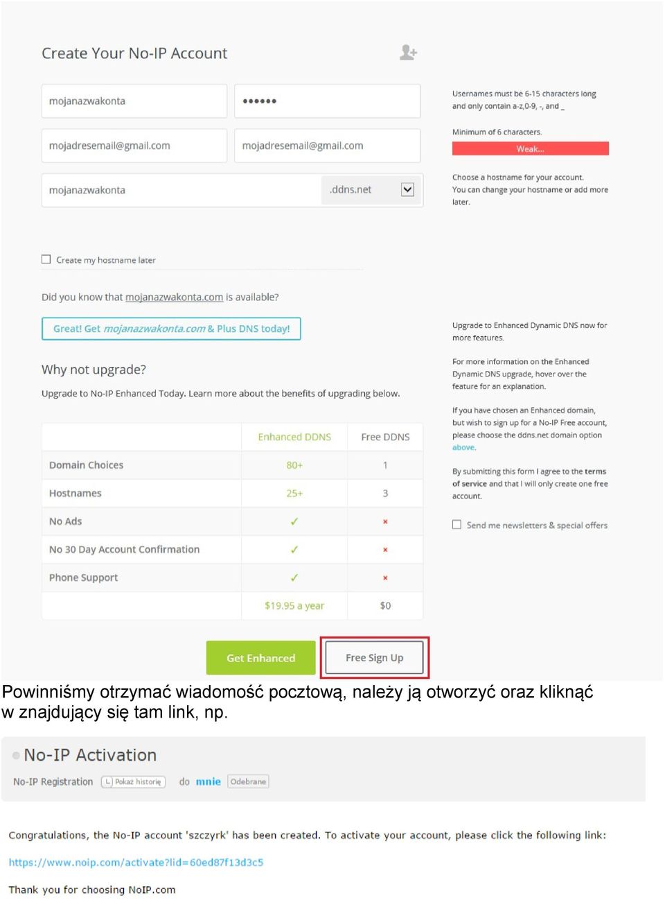 należy ją otworzyć oraz