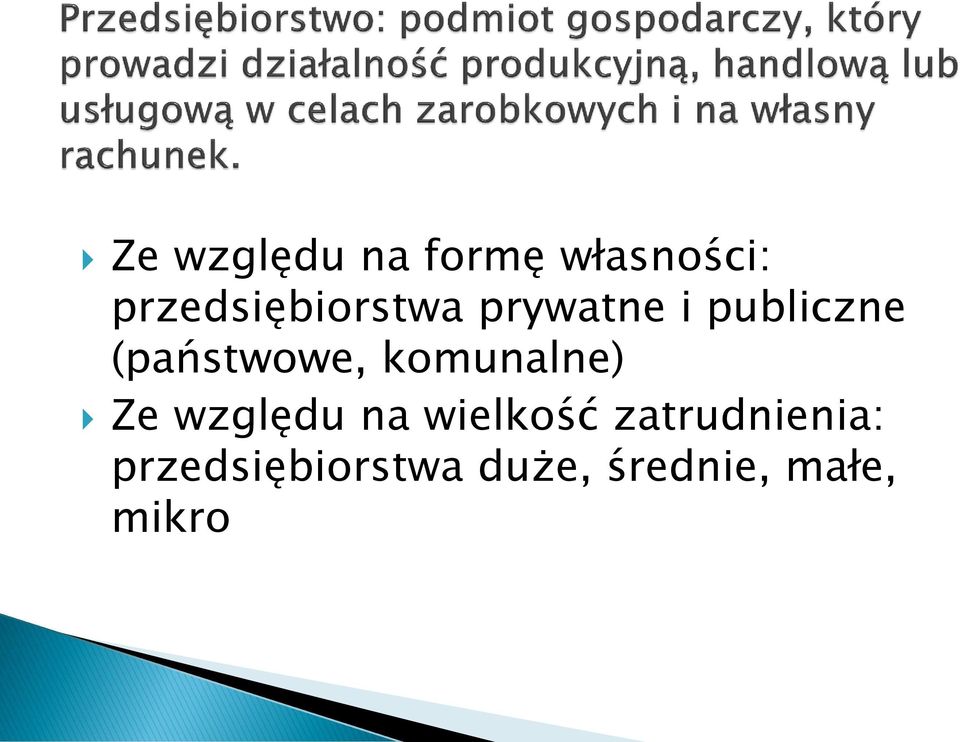 (państwowe, komunalne) Ze względu na