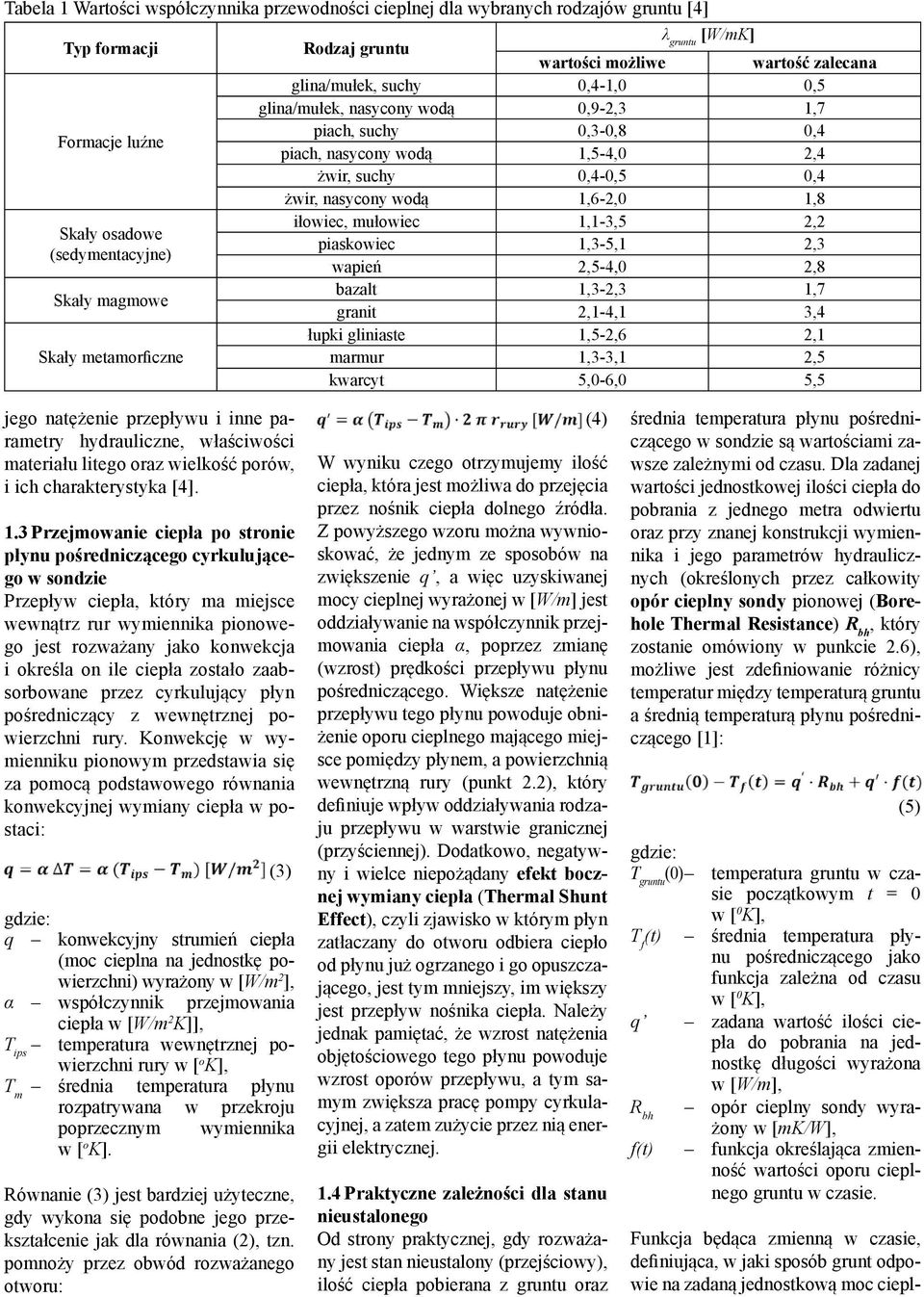 piaskowiec 1,3-5,1 2,3 (sedymentacyjne) wapień 2,5-4,0 2,8 Skały magmowe bazalt 1,3-2,3 1,7 granit 2,1-4,1 3,4 łupki gliniaste 1,5-2,6 2,1 Skały metamorficzne marmur 1,3-3,1 2,5 kwarcyt 5,0-6,0 5,5