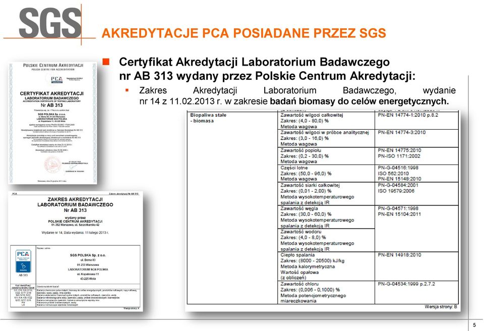 Akredytacji: Zakres Akredytacji Laboratorium Badawczego, wydanie