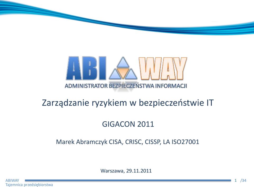 Marek Abramczyk CISA, CRISC,