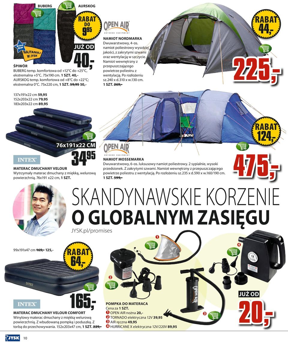 Namiot wewnętrzny z przepuszczającego powietrze poliestru z wentylacją. Po rozłożeniu sz.240 x d.310 x w.130 cm. 1 SZT.