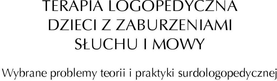 MOWY Wybrane problemy