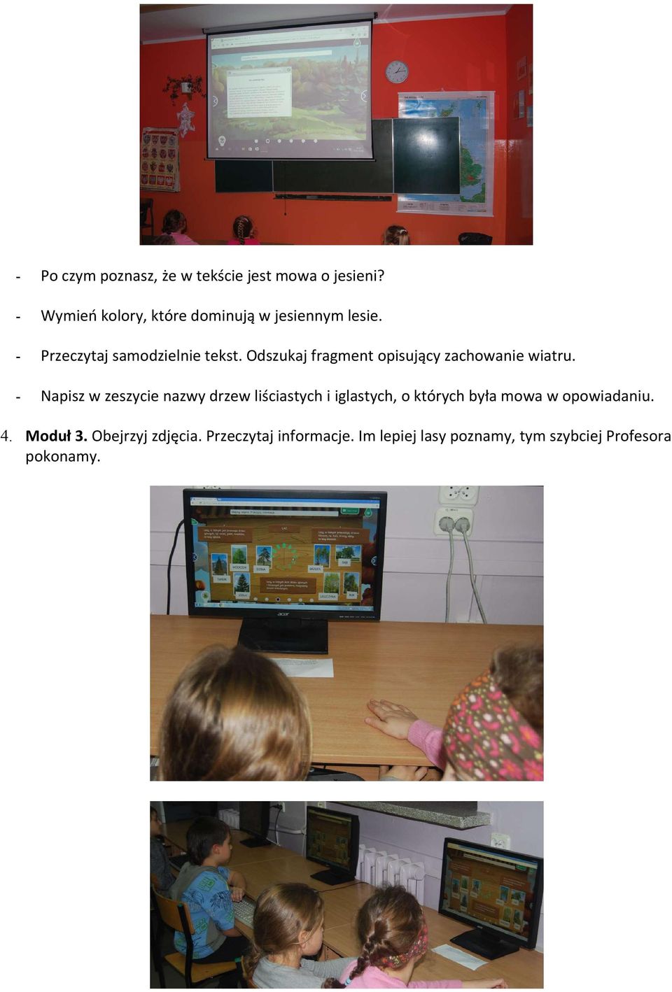 Odszukaj fragment opisujący zachowanie wiatru.