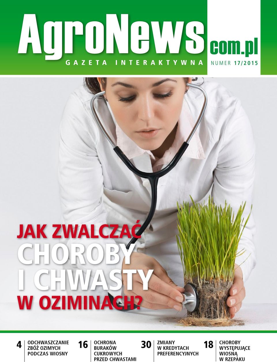 4 ODCHWASZCZANIE ZBÓŻ OZIMYCH PODCZAS WIOSNY 16 OCHRONA