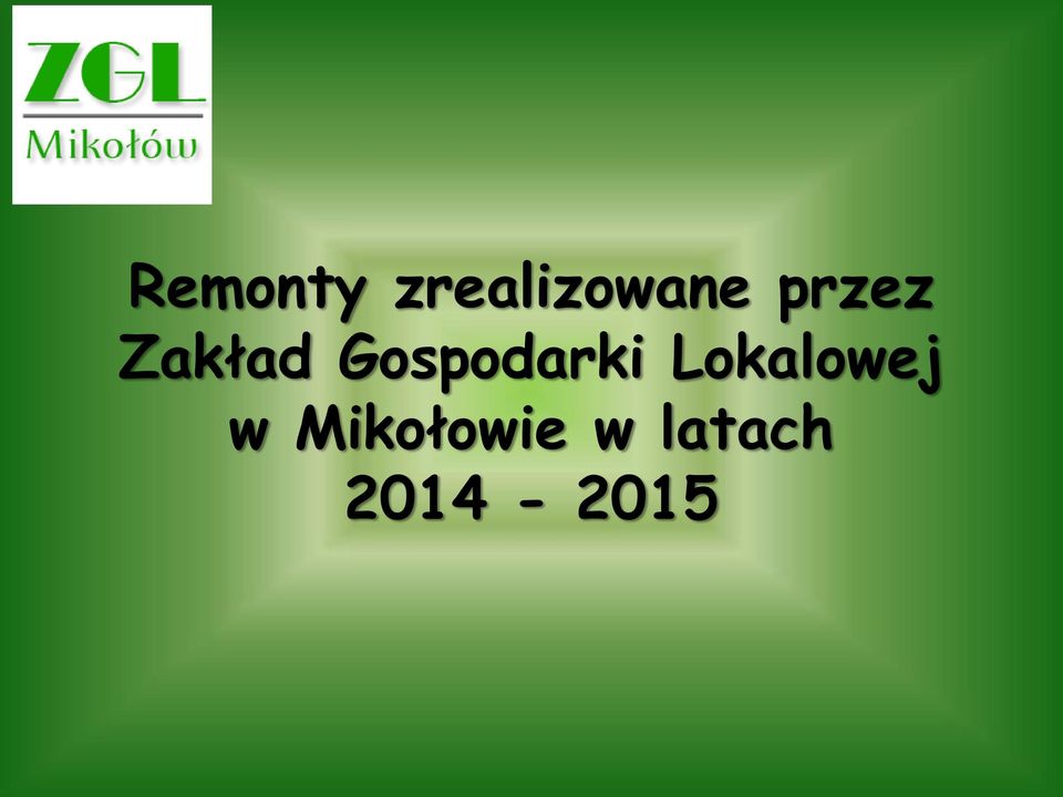 Gospodarki Lokalowej