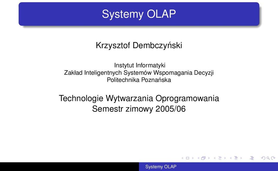 Decyzji Politechnika Poznańska Technologie