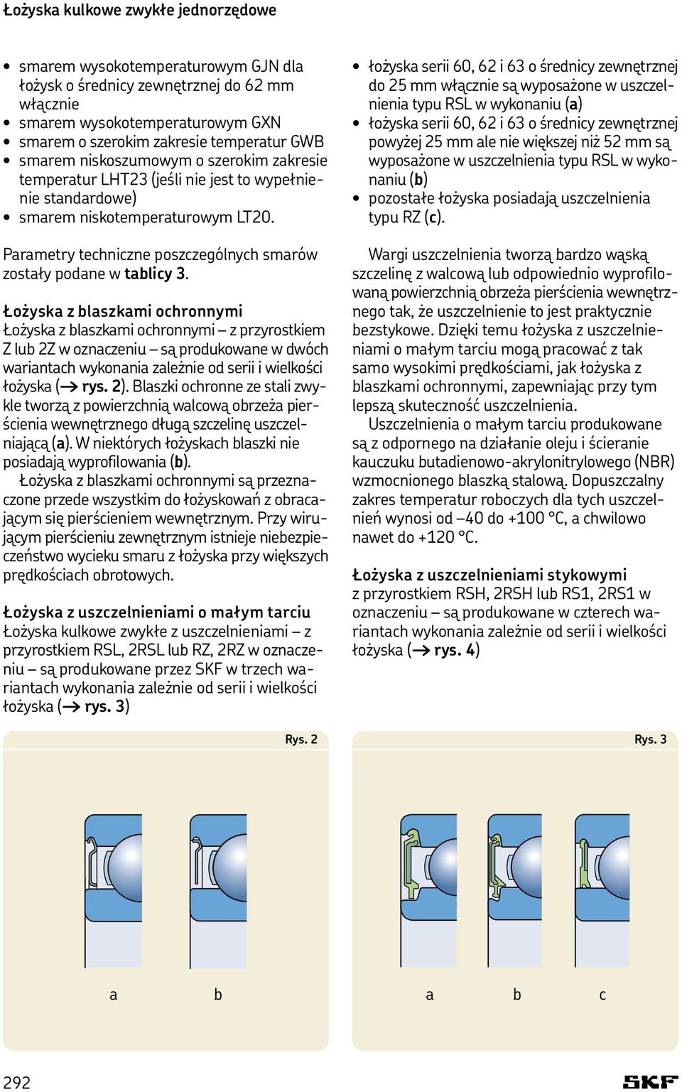 Parametry techniczne poszczególnych smarów zostały podane w tablicy 3.