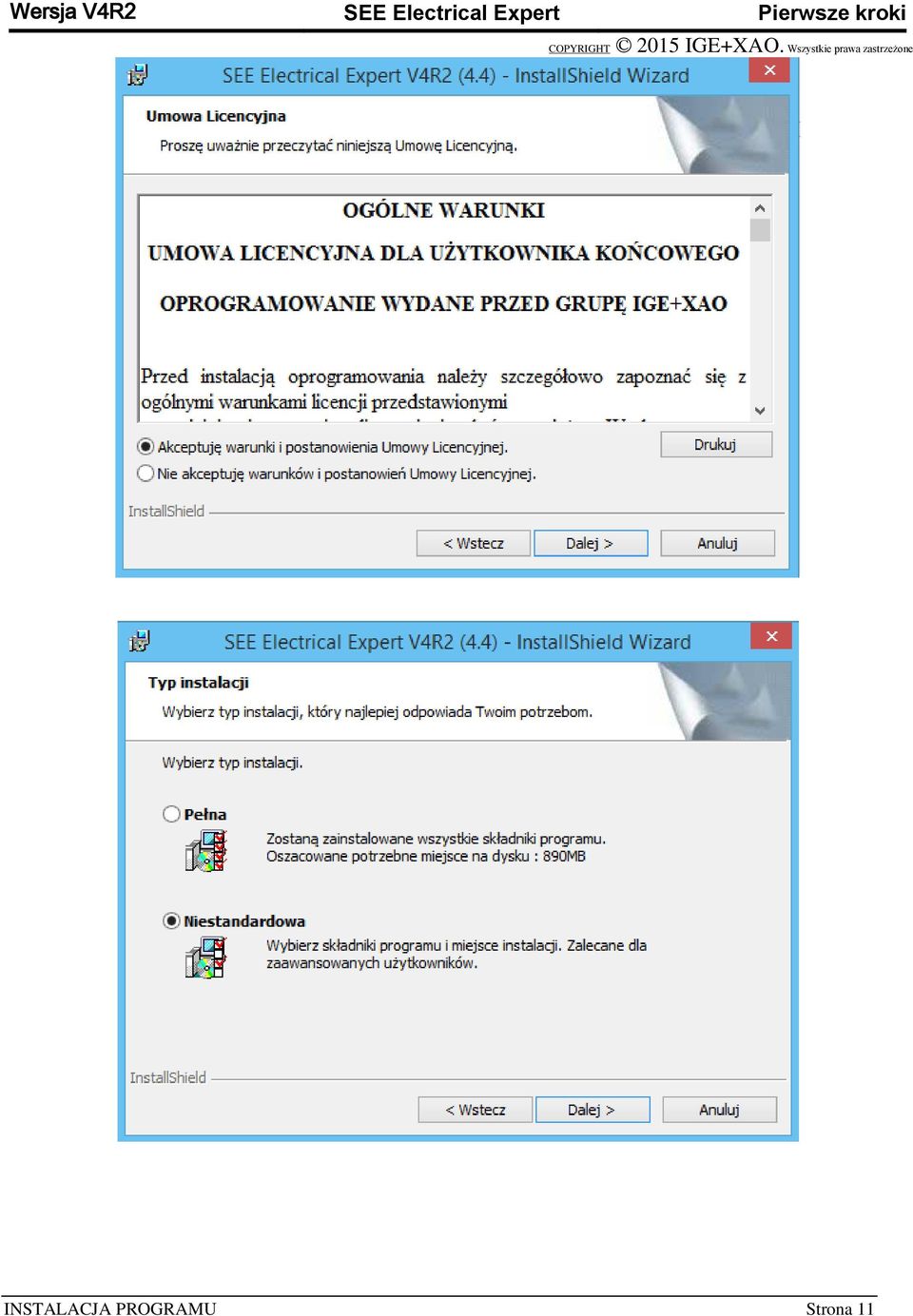 Pierwsze kroki