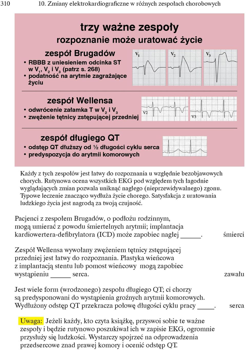 cyklu serca predyspozycja do arytmii komorowych Każdy z tych zespołów jest łatwy do rozpoznania u względnie bezobjawowych chorych.