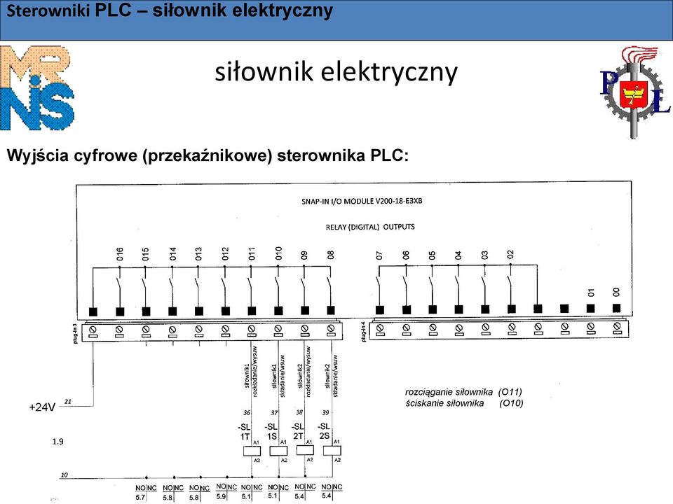 PLC: +24V rozciąganie