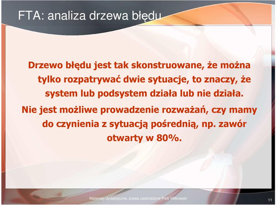 działa.