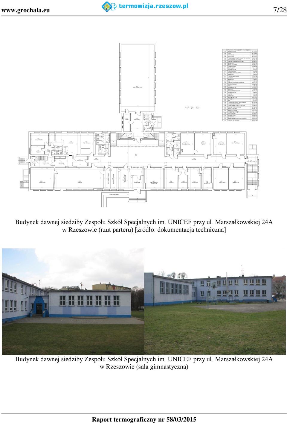 Marszałkowskiej 24A w Rzeszowie (rzut parteru) [źródło: dokumentacja