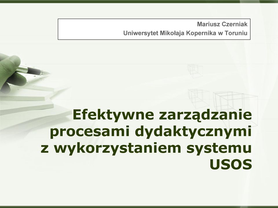 Efektywne zarządzanie procesami
