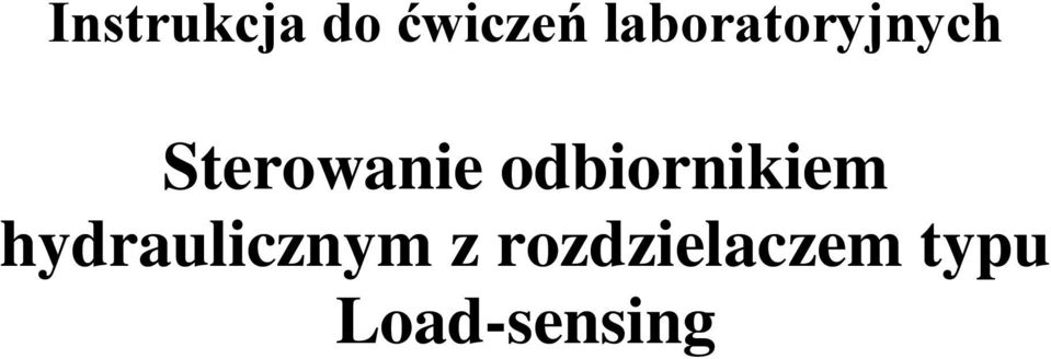 odbiornikiem hydraulicznym