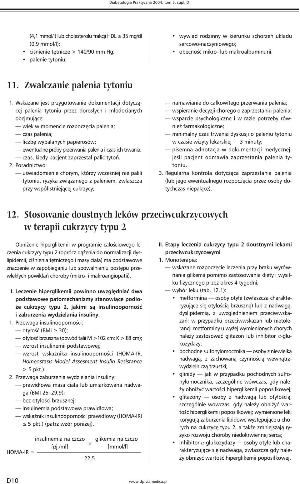 lub makroalbuminurii. 11. Zwalczanie palenia tytoniu 1.