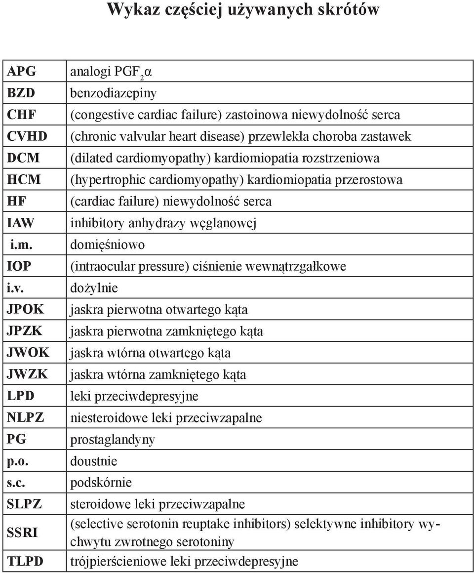 niewydolność serca (chronic valvular heart disease) przewlekła choroba zastawek (dilated cardiomyopathy) kardiomiopatia rozstrzeniowa (hypertrophic cardiomyopathy) kardiomiopatia przerostowa (cardiac