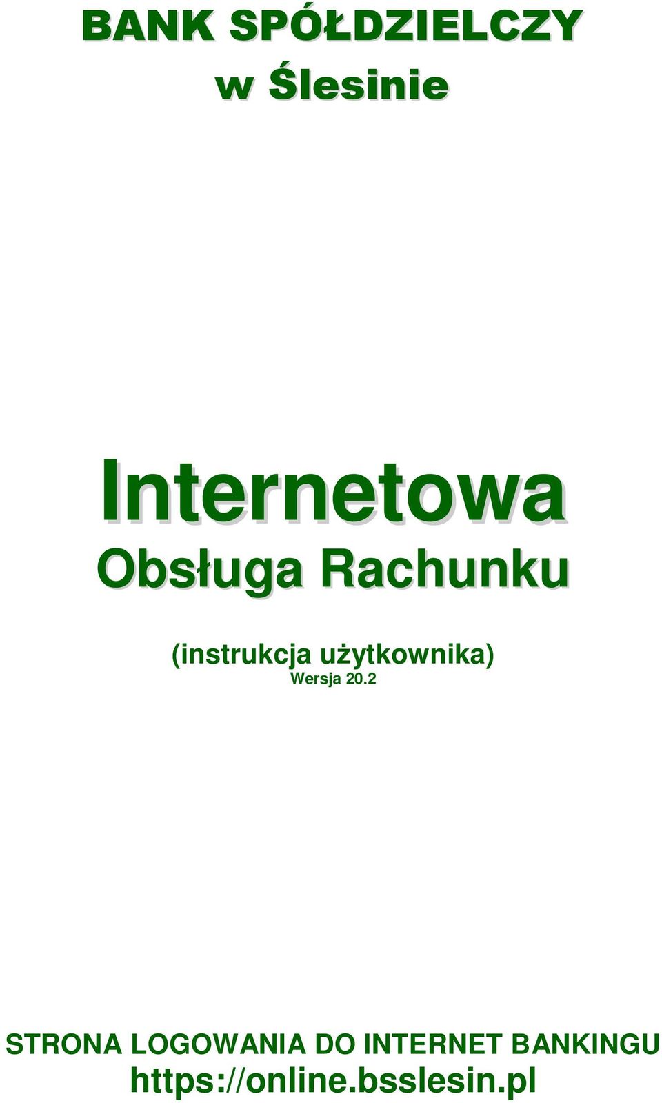 (instrukcja użytkownika) Wersja 20.