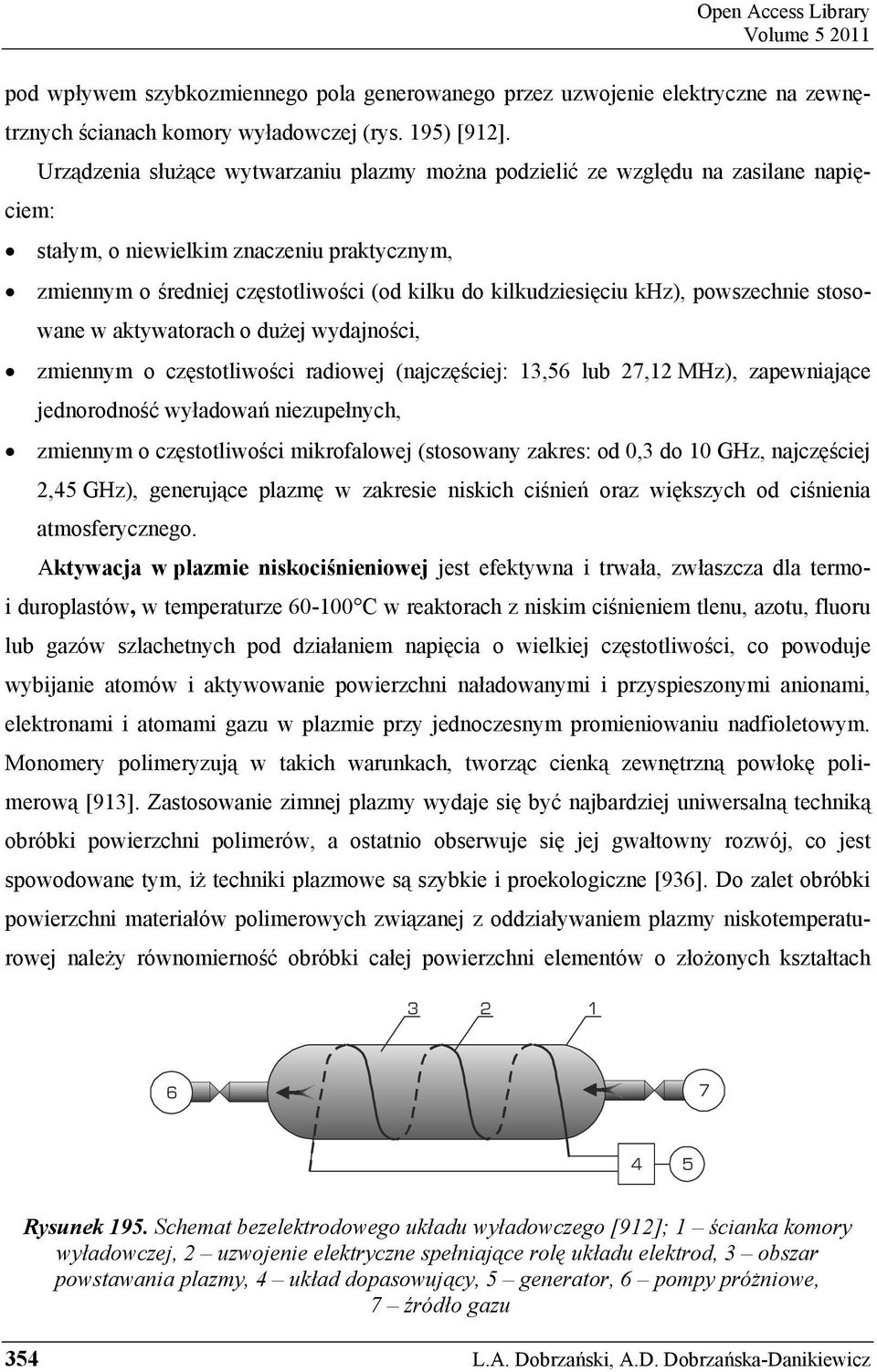 khz), powszechnie stosowane w aktywatorach o dużej wydajności, zmiennym o częstotliwości radiowej (najczęściej: 13,56 lub 27,12 MHz), zapewniające jednorodność wyładowań niezupełnych, zmiennym o