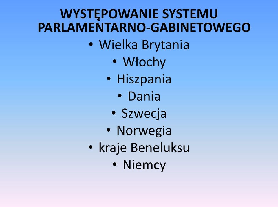 Wielka Brytania Włochy